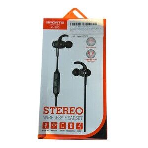 XH300 Stereo Wireless Headset Bluetooth Sports Black Magnetic Headphones